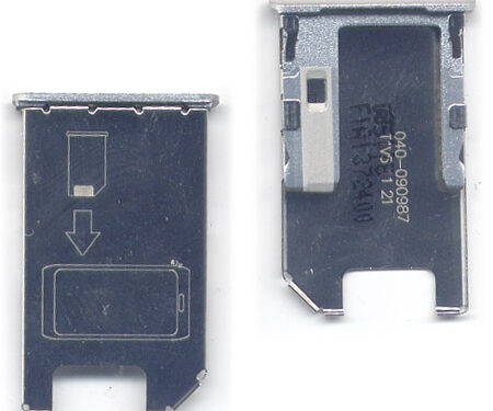 Sim Card Holder Για Nokia E7-00 Ασημι OR