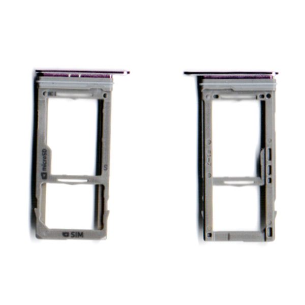 Sim Card Holder Για Samsung G965 Galaxy S9+ Μωβ OR
