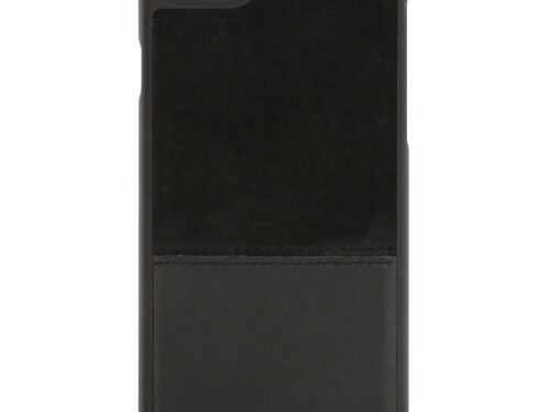 HOLDIT HARD BACK COVER LEATHER IPHONE 6 6S 7 8 black