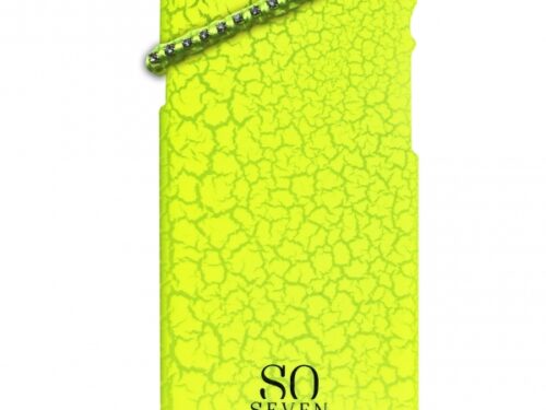 SO SEVEN IPHONE 6 6s Yellow Cracked Color +bracelet backcover