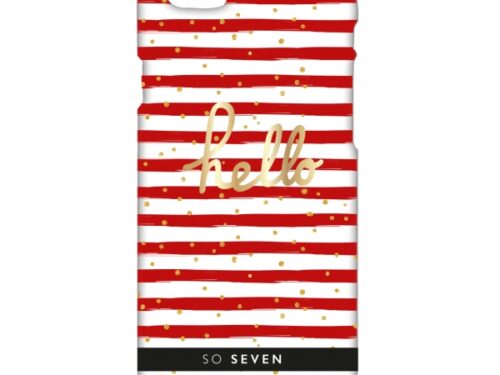 SO SEVEN CRUISE red stripes IPHONE 6 6s backcover - Image 1