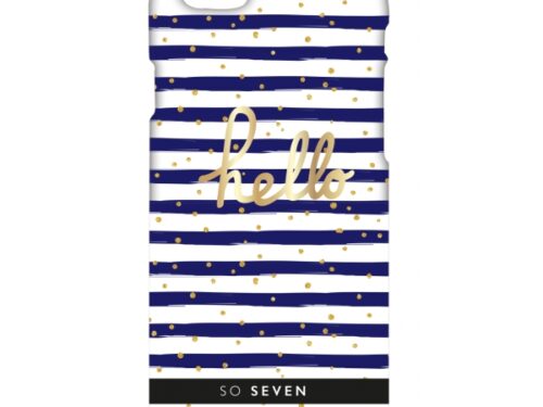 SO SEVEN CRUISE blue stripes IPHONE 6 6s backcover