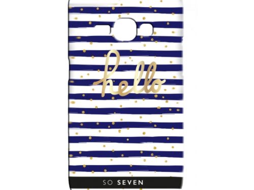 SO SEVEN CRUISE blue stripes SAMSUNG A5 2016 backcover