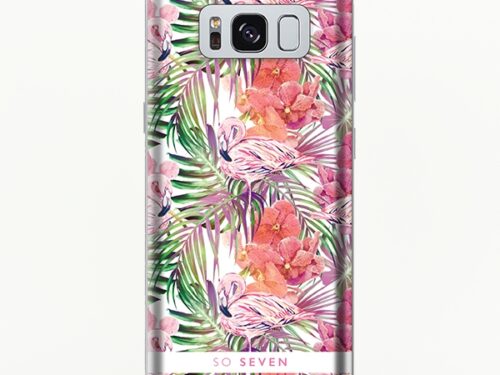 SO SEVEN RIO FLAMINGO SAMSUNG S8 backcover