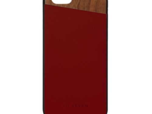 SO SEVEN DANDY WOOD IPHONE 7 8 crimson backcover - Image 1