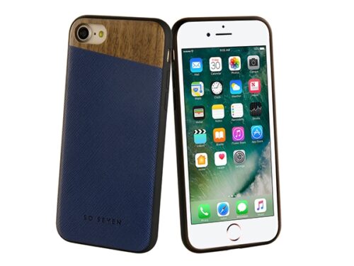 SO SEVEN DANDY WOOD IPHONE X XS blue backcover