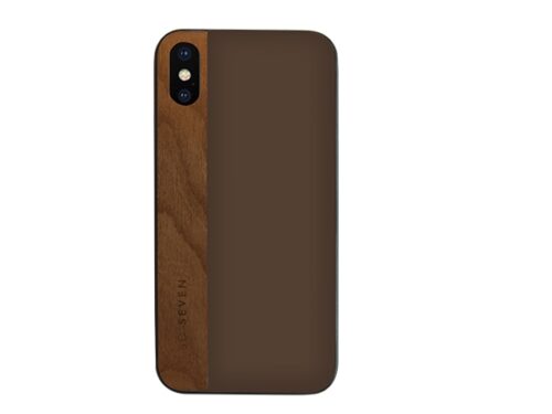 SO SEVEN DANDY WOOD IPHONE X XS brown backcover