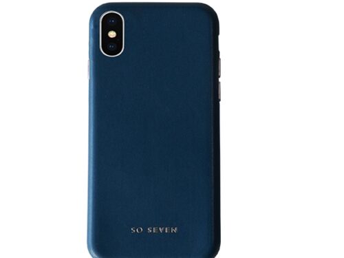 SO SEVEN PREMIUM COLORS IPHONE X XS blue backcover