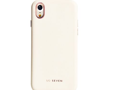 SO SEVEN PREMIUM COLORS IPHONE X XS white backcover - Image 1