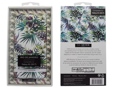 SO SEVEN RIO ORCHID SAMSUNG A3 2017 backcover - Image 1