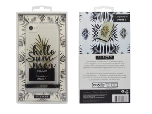 SO SEVEN FASHION CANNES HELLO SUMMER IPHONE 7 8 trans backcover - Image 1