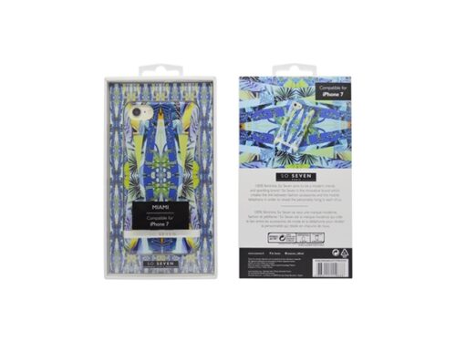 SO SEVEN MIAMI IPHONE 7 8 blue backcover