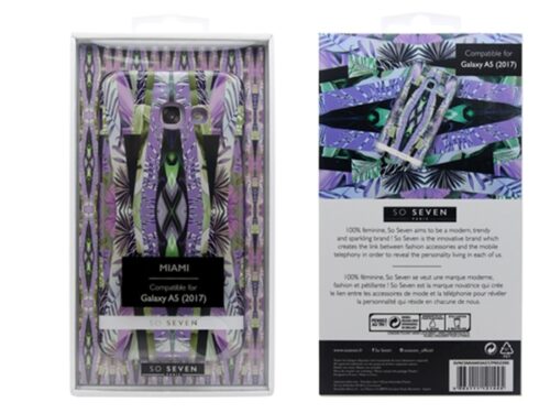 SO SEVEN MIAMI SAMSUNG A5 2017 purple backcover