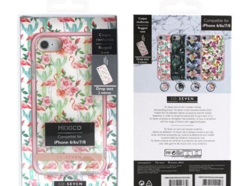 SO SEVEN MEXICO FLAMINGO IPHONE 6 6S 7 8 backcover