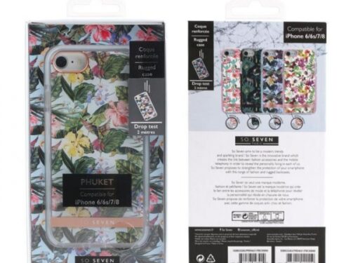 SO SEVEN PUCKET TROPICAL PINK BIRD SAMSUNG A40 backcover - Image 1