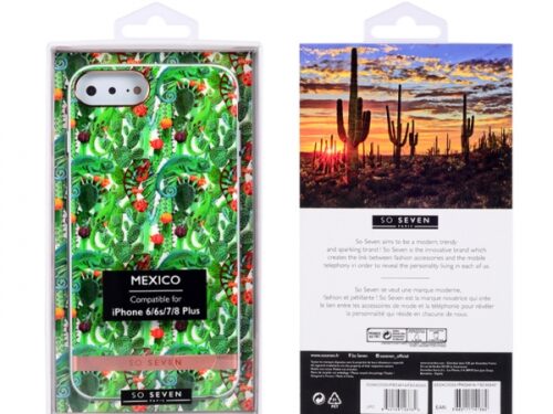 SO SEVEN MEXICO CHAMELEON IPHONE 7 PLUS 8 PLUS backcover