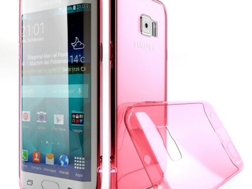 iS TPU 0.3 SAMSUNG S6 EDGE+ PLUS pink backcover