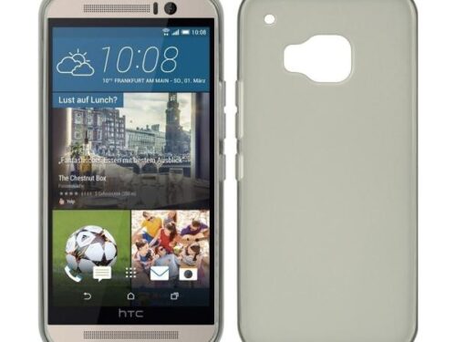 iS TPU 0.3 HTC ONE M9 smoke backcover - Image 1
