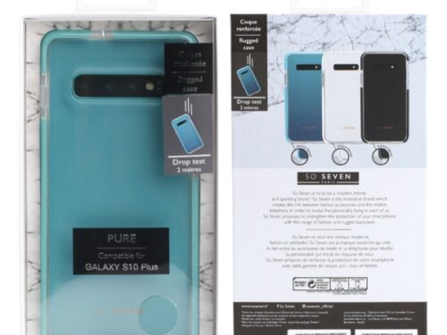 SO SEVEN RUGGED CASE PURE SAMSUNG S10 PLUS green backcover - Image 1