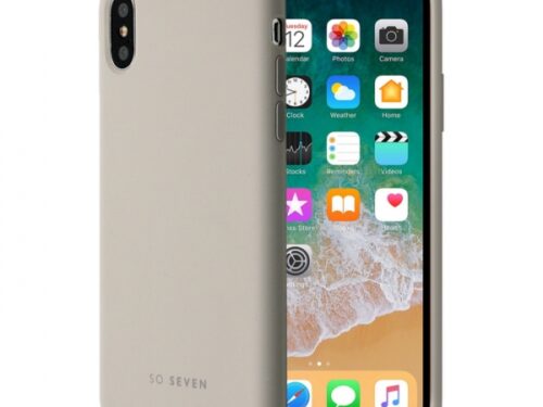 SO SEVEN SMOOTHIE IPHONE X XS grey backcover - Image 1