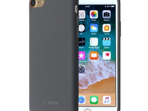 SO SEVEN SMOOTHIE IPHONE 7 8 dark grey backcover