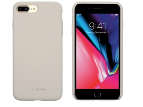 SO SEVEN SMOOTHIE IPHONE 7 PLUS 8 PLUS grey backcover