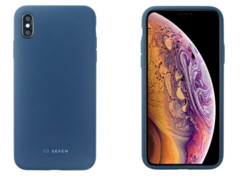 SO SEVEN SMOOTHIE IPHONE XS MAX blue backcover - Image 1