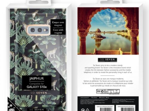 SO SEVEN PREMIUM JAIPUR BLACK LEOPARD SAMSUNG S10e backcover - Image 1
