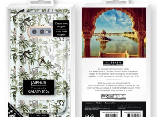 SO SEVEN PREMIUM JAIPUR BLUE LEMUR SAMSUNG S10e backcover - Image 1