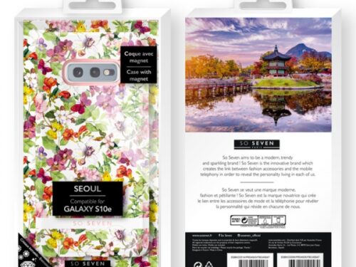 SO SEVEN PREMIUM SEOUL ORCHID SAMSUNG S10e backcover