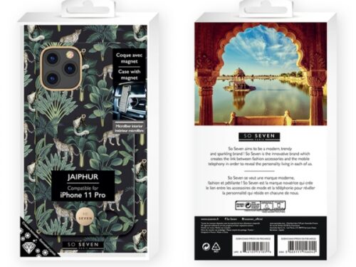 SO SEVEN PREMIUM JAIPUR BLACK LEOPARD IPHONE 11 PRO backcover