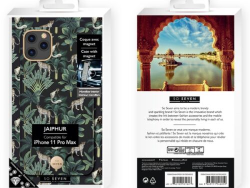 SO SEVEN PREMIUM JAIPUR BLACK LEOPARD IPHONE 11 PRO MAX backcover