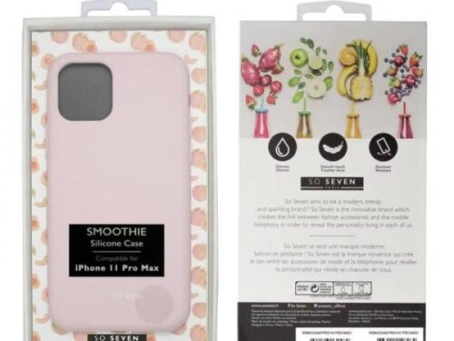 SO SEVEN SMOOTHIE IPHONE 11 PRO MAX (6.5) pink backcover - Image 1
