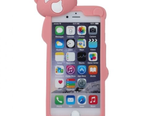 SPD TPU BEAR SAMSUNG S5 pink backcover