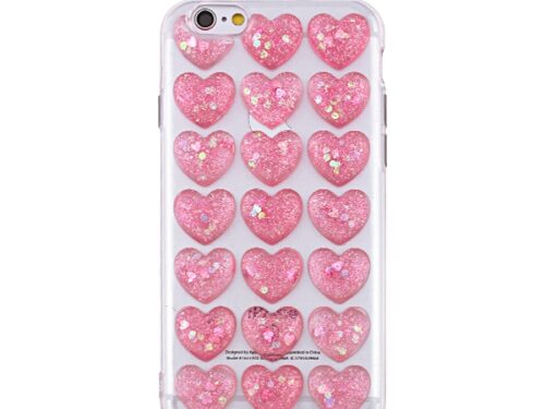 SPD TPU HEARTS IPHONE 7 / 8 PLUS PINK backcover