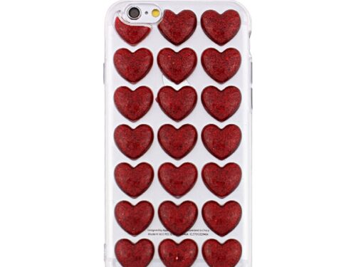TPU SPD HEARTS 3D SAMSUNG J7 2017 RED backcover