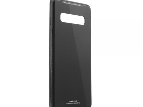 SENSO GLASS CASE SAMSUNG S10 PLUS black backcover