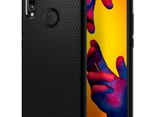 SPIGEN LIQUID AIR HUAWEI P20 LITE black backcover - Image 1