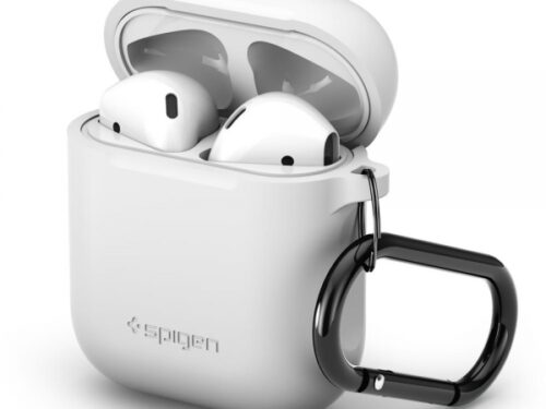 SPIGEN SILICONE CASE FOR AIRPODS white