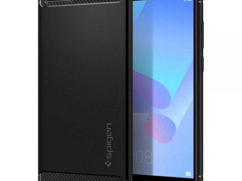 SPIGEN RUGGED ARMOR HUAWEI Y6 PRIME 2018 / HONOR 7A black backcover