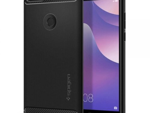 SPIGEN RUGGED ARMOR HUAWEI Y7 PRIME 2018 / HONOR 7C black backcover