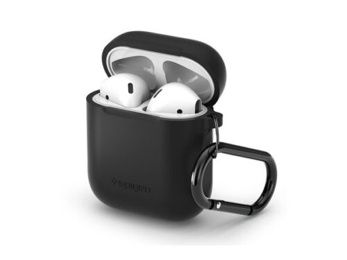 SPIGEN SILICONE CASE FOR AIRPODS black