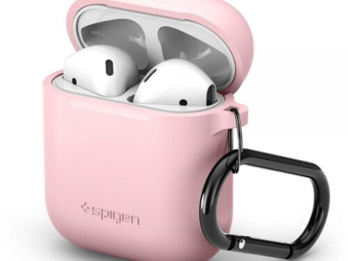 SPIGEN SILICONE CASE FOR AIRPODS pink - Image 1