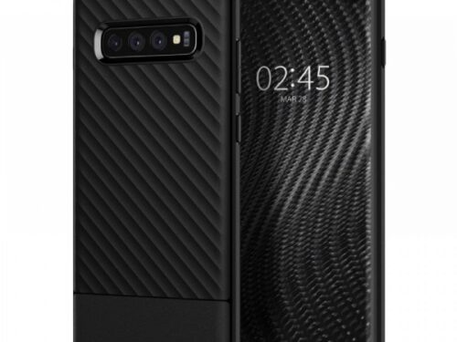 SPIGEN CORE ARMOR SAMSUNG S10 PLUS black backcover - Image 1