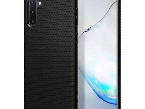 SPIGEN LIQUID AIR SAMSUNG NOTE 10 black backcover - Image 1