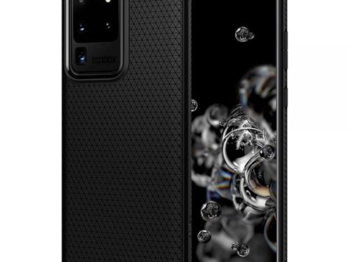 SPIGEN LIQUID AIR SAMSUNG S20 ULTRA black backcover - Image 1