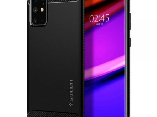 SPIGEN RUGGED ARMOR SAMSUNG S20 PLUS black backcover
