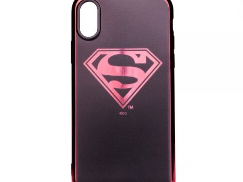 WARNER BROS SUPERMAN LUXURY CHROME IPHONE XR backcover - Image 1