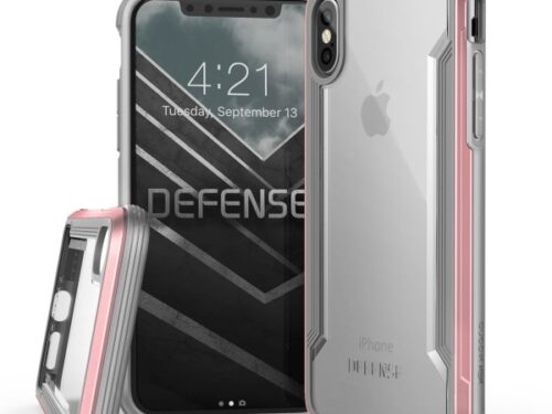 X-DORIA DEFENCE SHIELD IPHONE X XS rose gold backcover