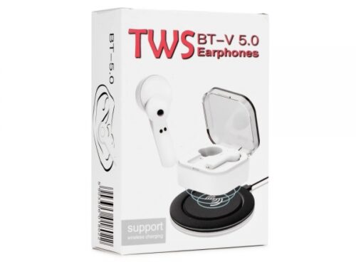 EP002 BLUETOOTH HANDSFREE TWS WITH POWERBANK white